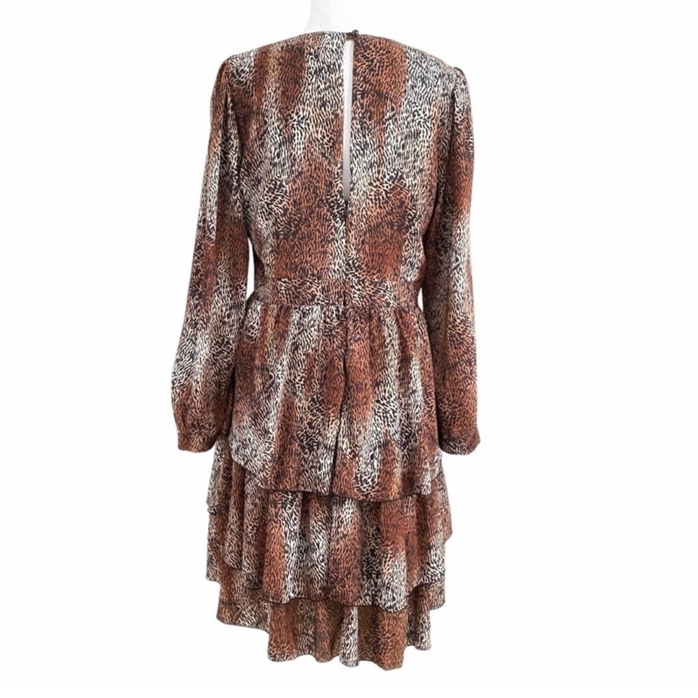 40% OFF Italian Designer Marely Lepard Print Dress, size Large to Medium - Picture 4 of 5